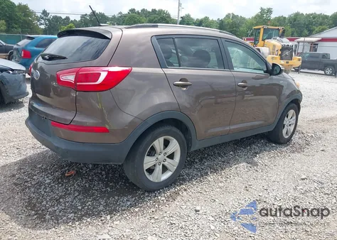2012 Kia Sportage Lx из США, поврежденный, VIN KNDPBCA29C7205807